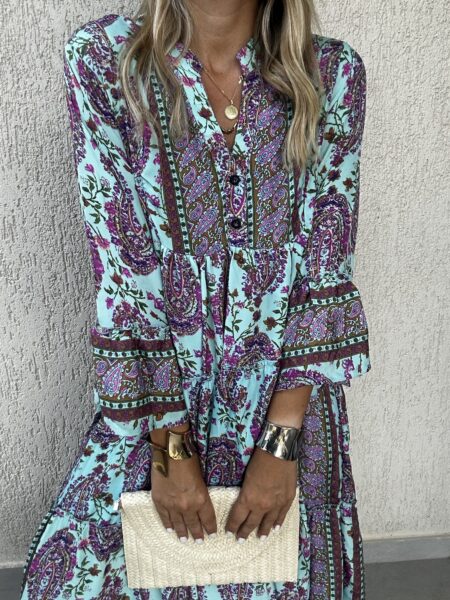 Samantha Dress Blue Purple