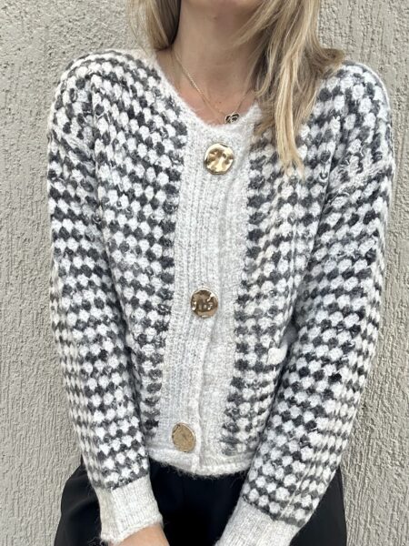 Brenda Cardigan Grey