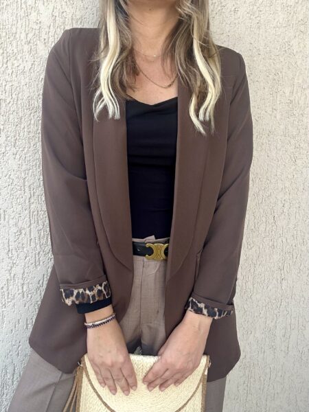 Denia Blazer Brown