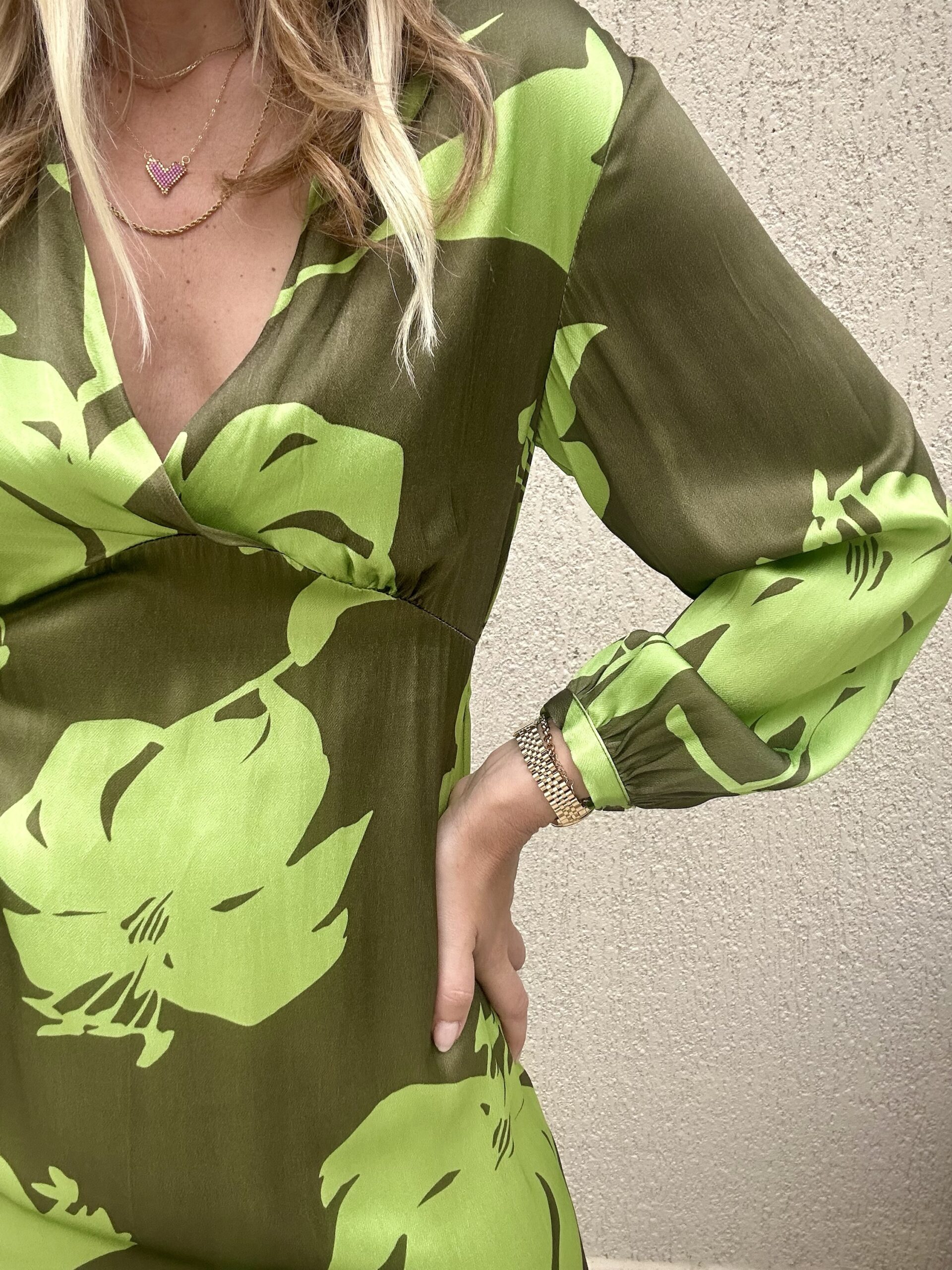 Leona Green Dress - Image 2