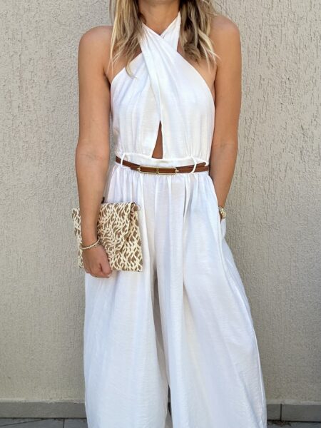 Selena Jumpsuit White