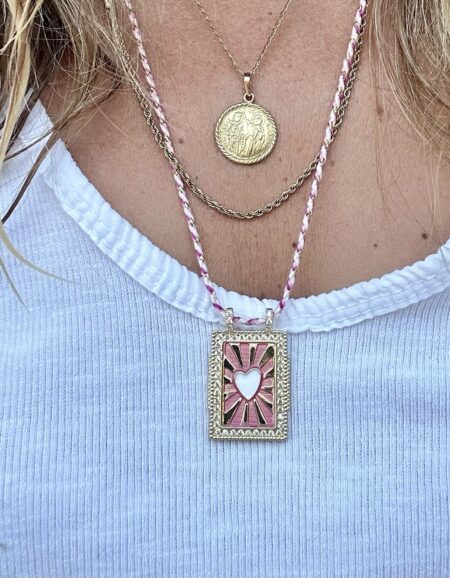 Era Necklace Pink