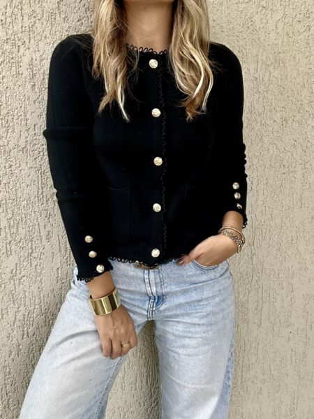 Charlie Cardigan Black