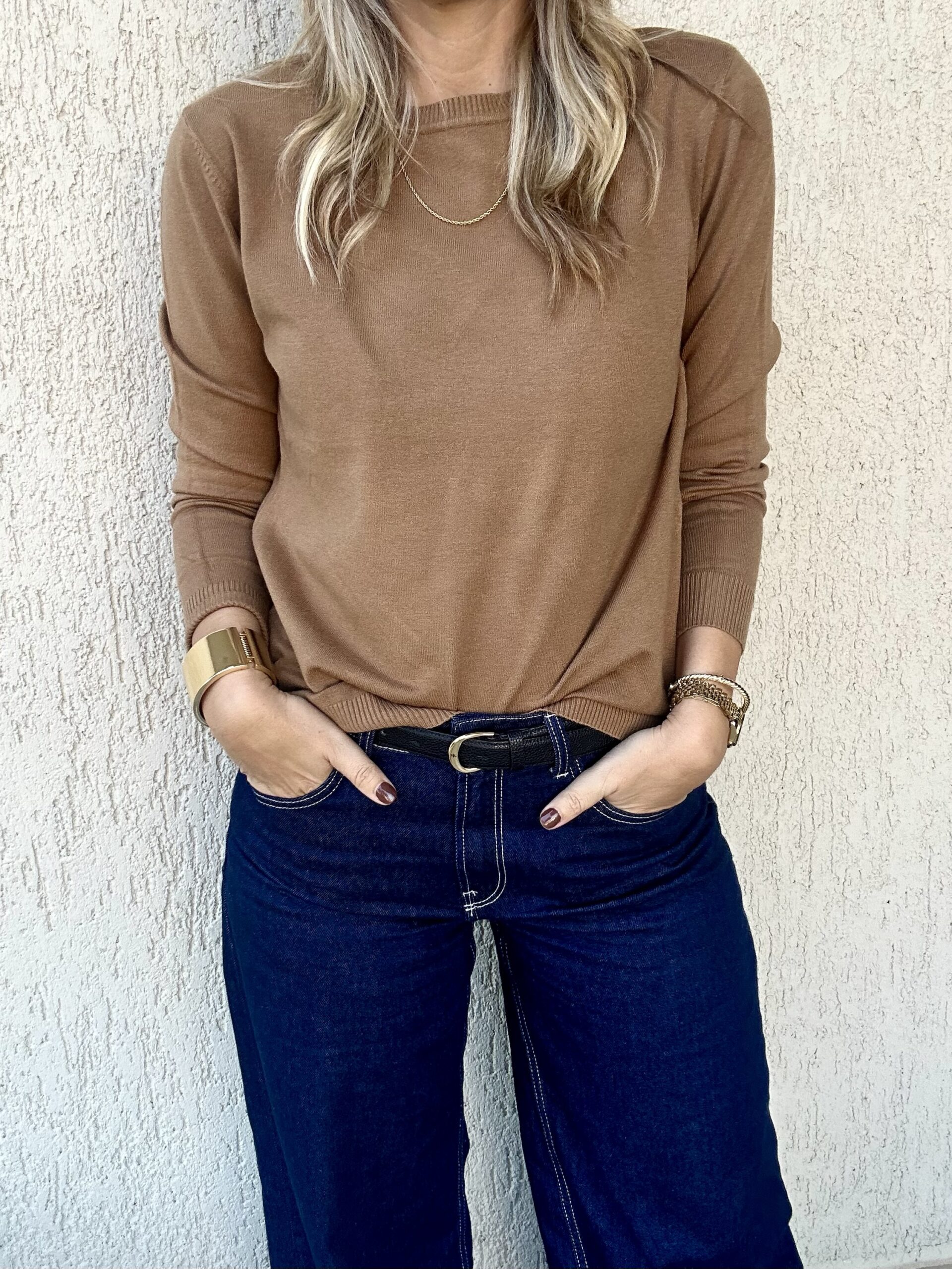 Noelle Knit Light Brown - Image 2