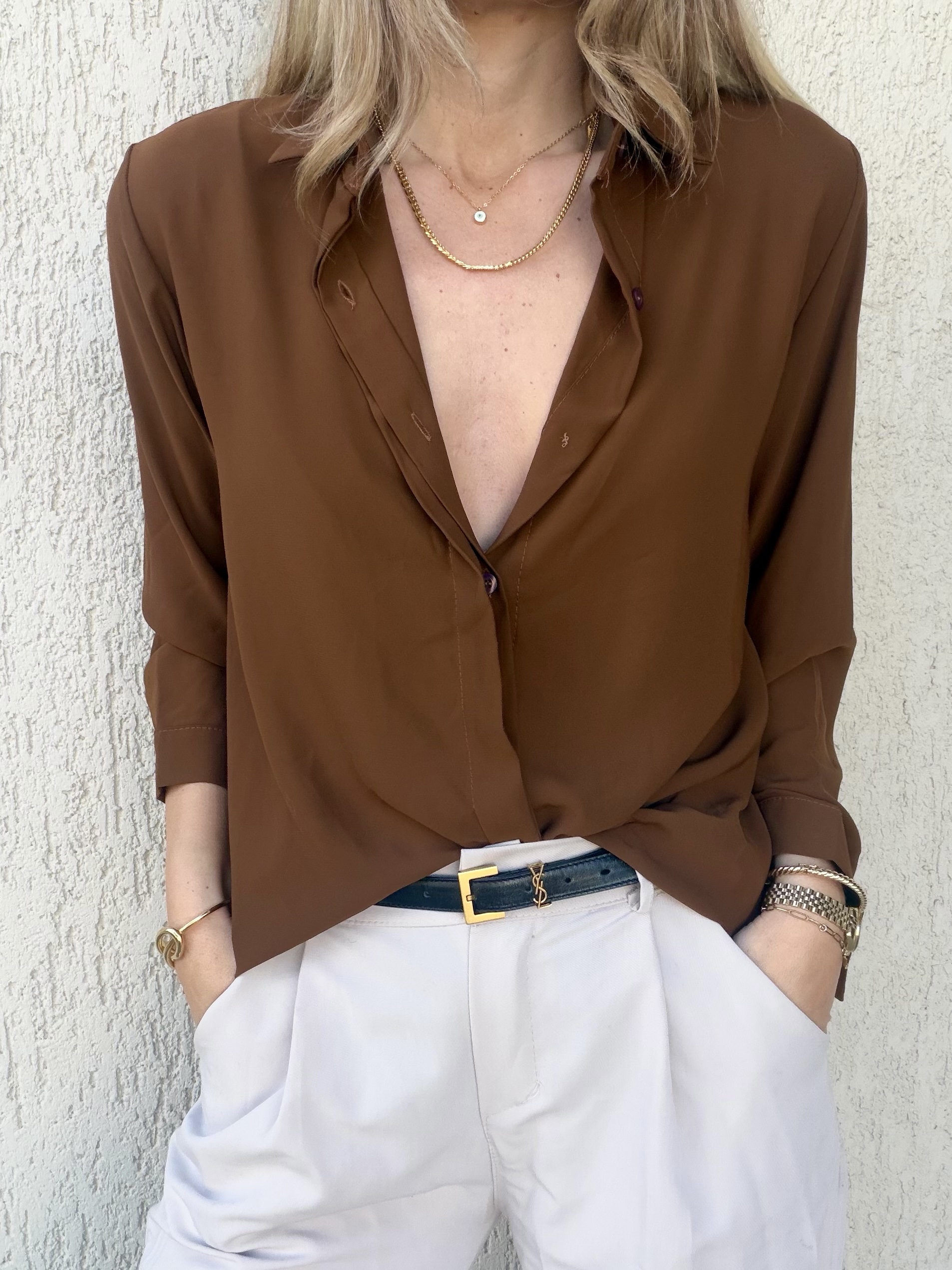 Villy Shirt Cocoa - Image 4
