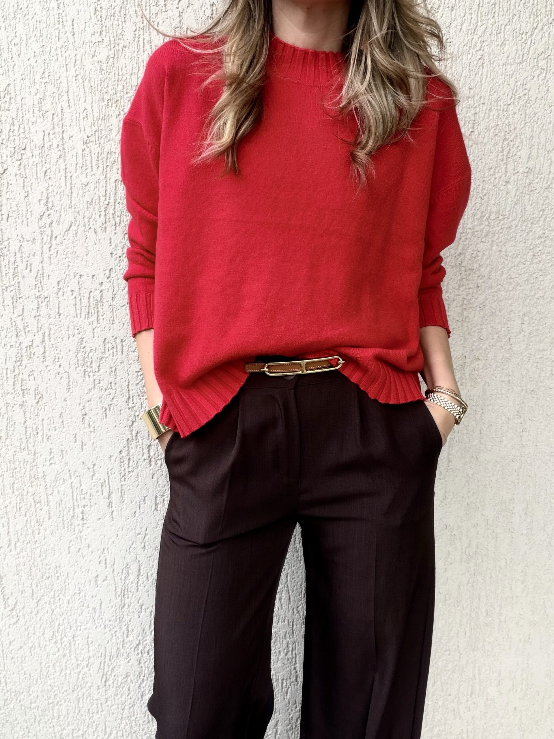 Victoria Sweater Red - Image 3