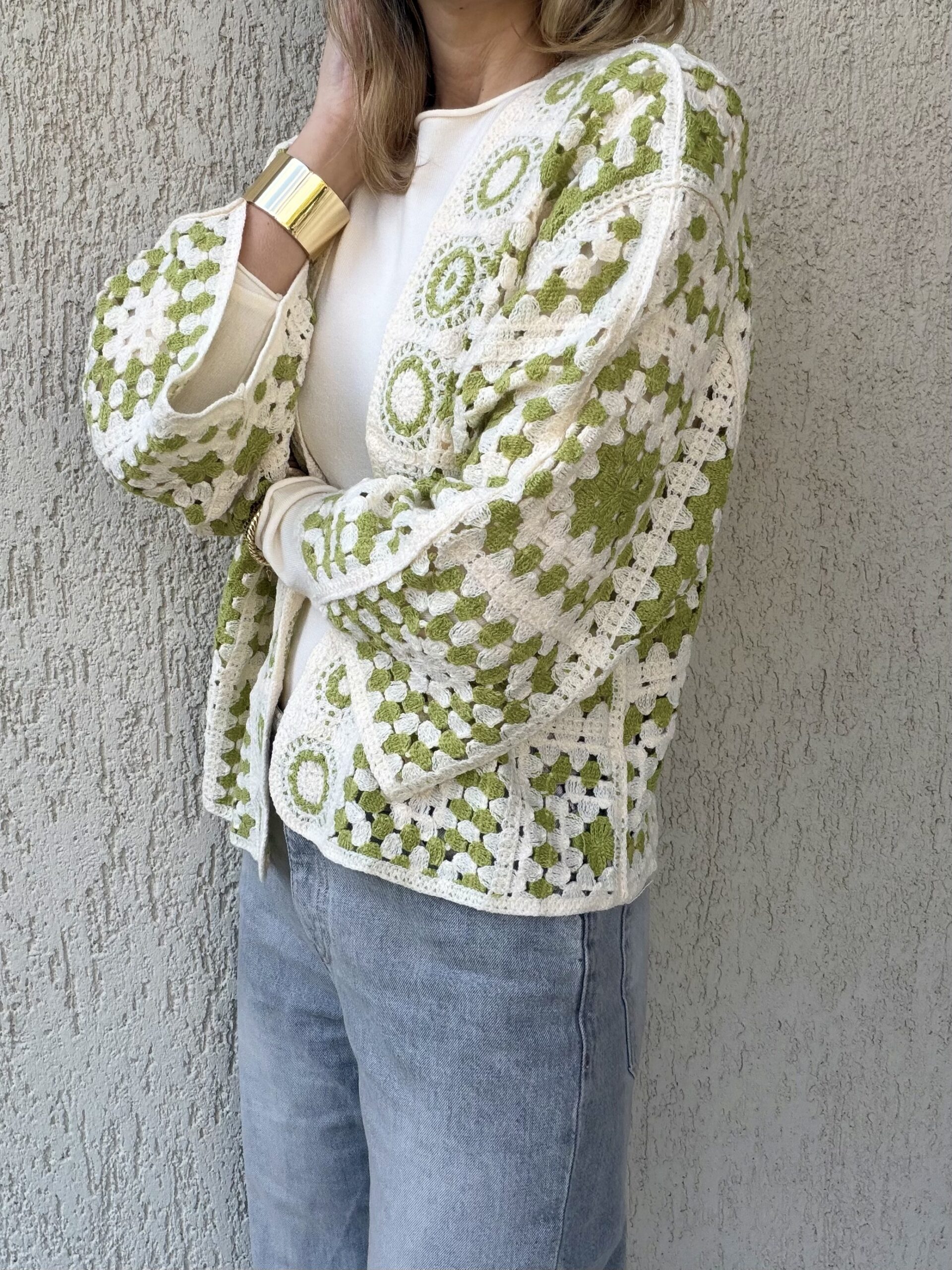 Jako Cardigan Green