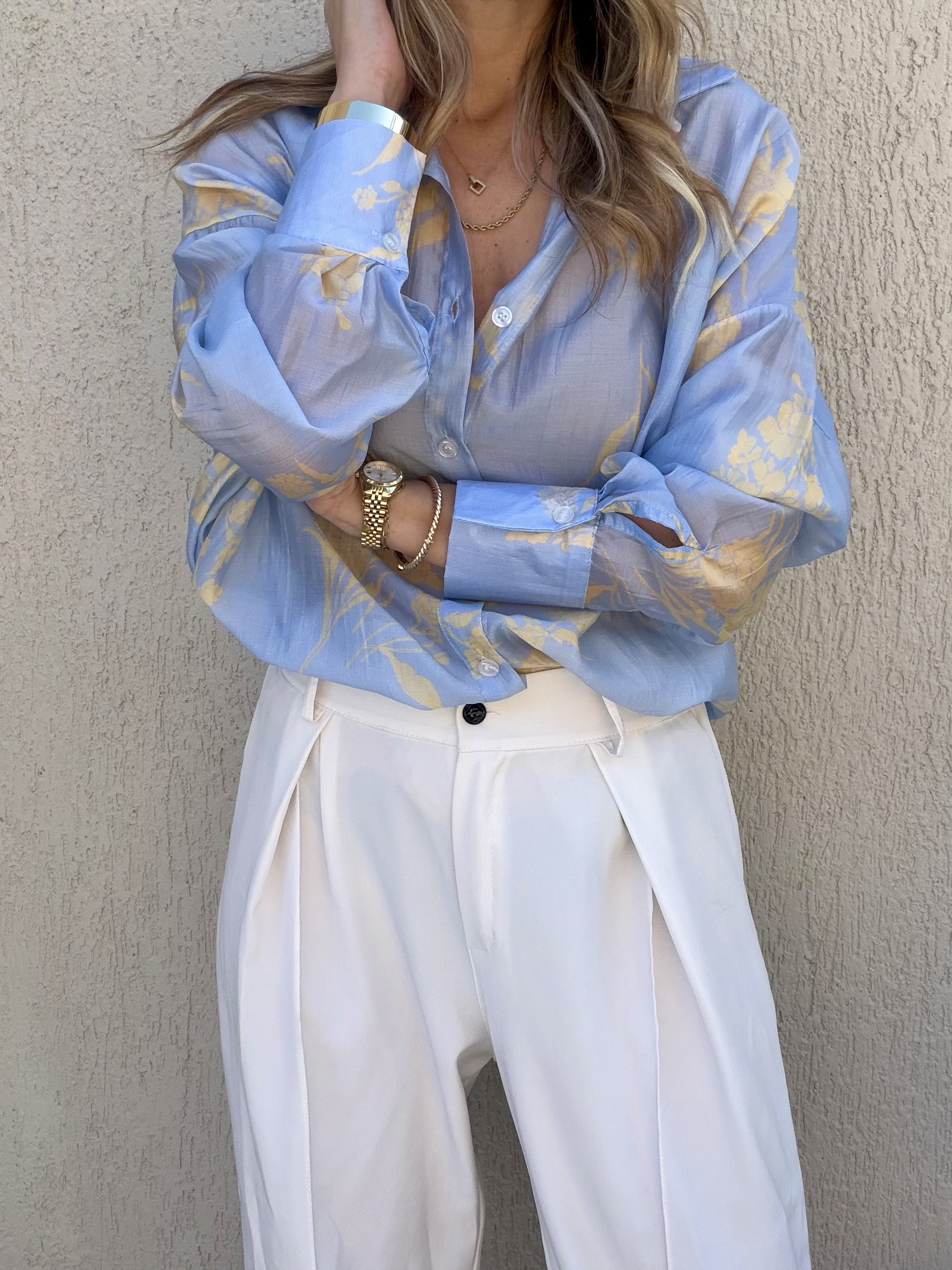Sonia Shirt Light Blue - Image 3