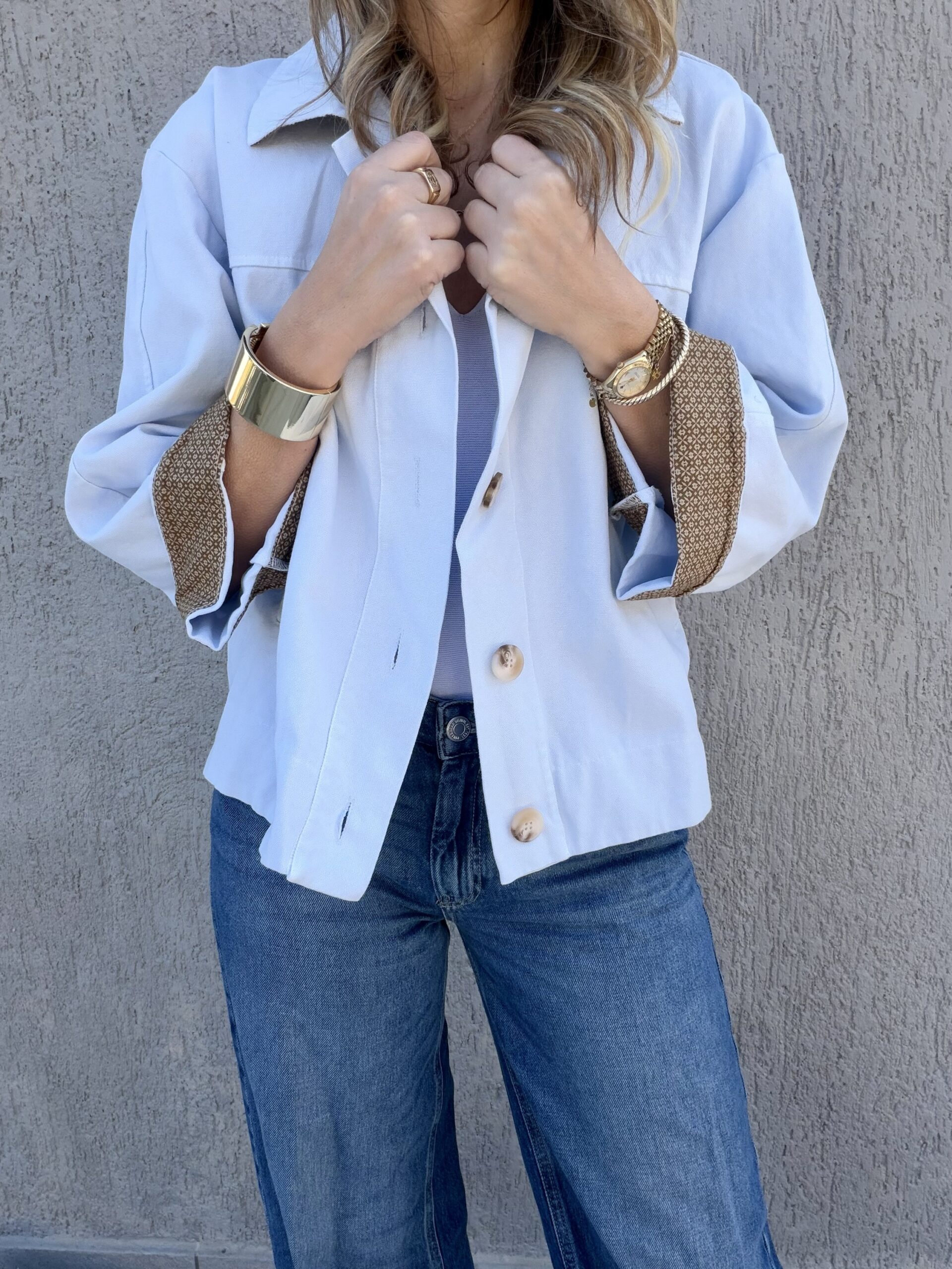 Olivia Denim Jacket Light Blue - Image 4