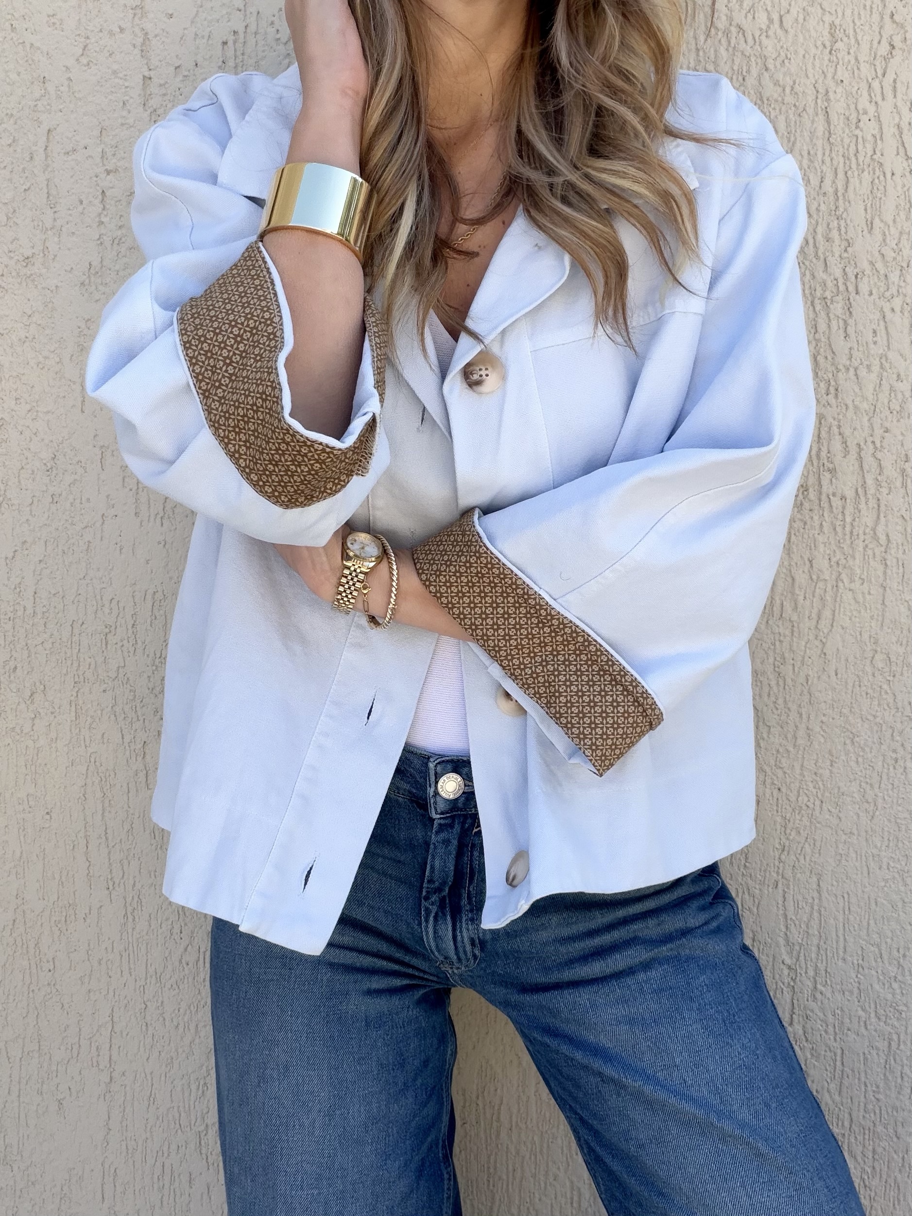 Olivia Denim Jacket Light Blue - Image 2