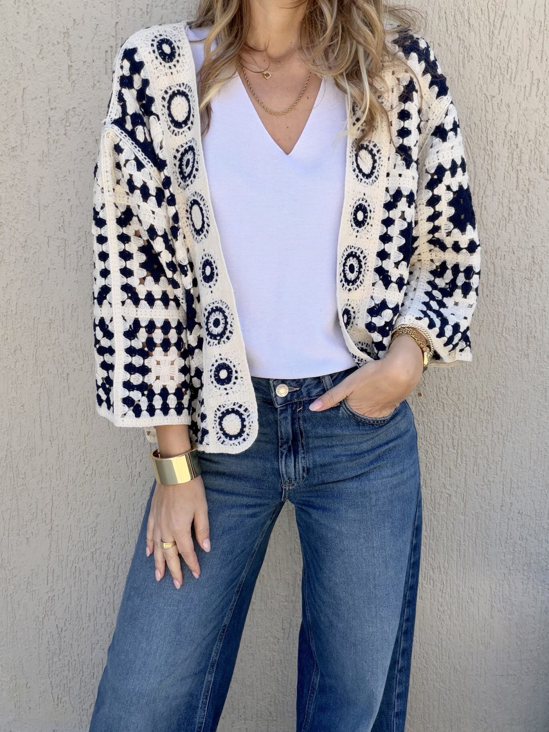 Jako Cardigan Dark Blue - Image 3