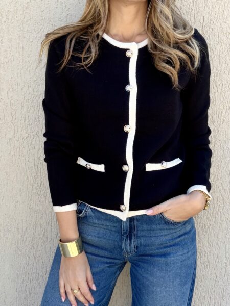 Charlotte Cardigan Black