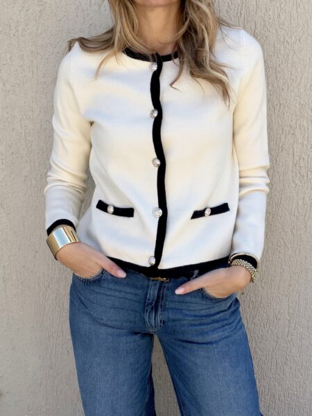 Charlotte Cardigan White