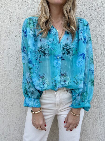 Ashley Shirt Turquoise