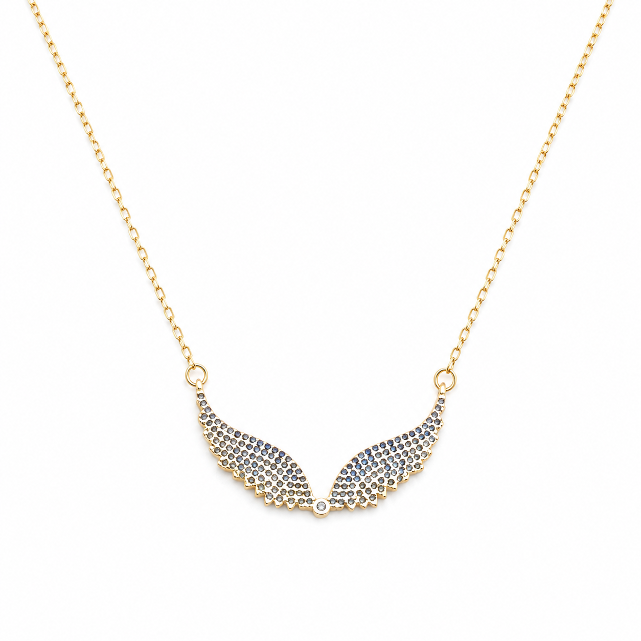 Angel Wings Blue Gold - Image 2