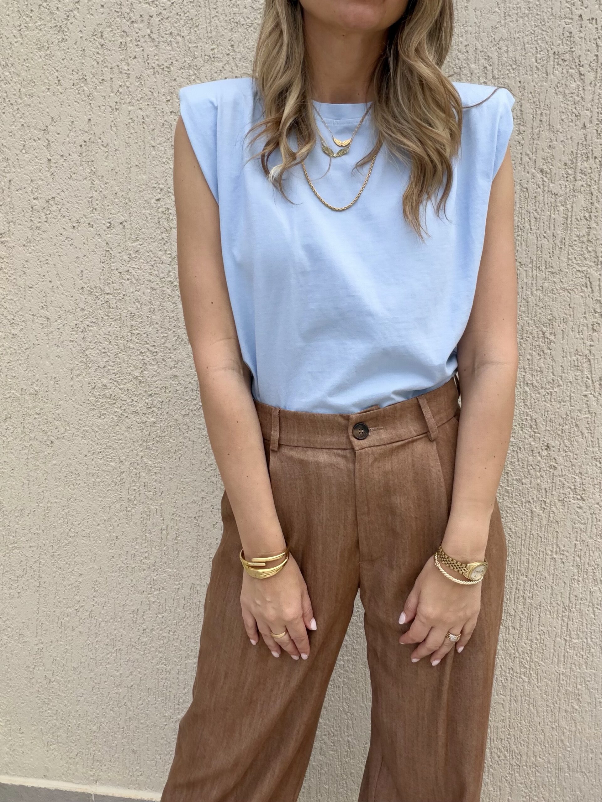 Ella Top Light Blue - Image 3