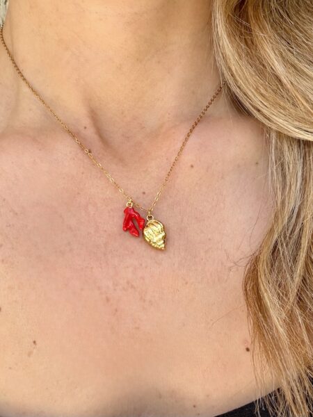 Coral Nacklace Gold
