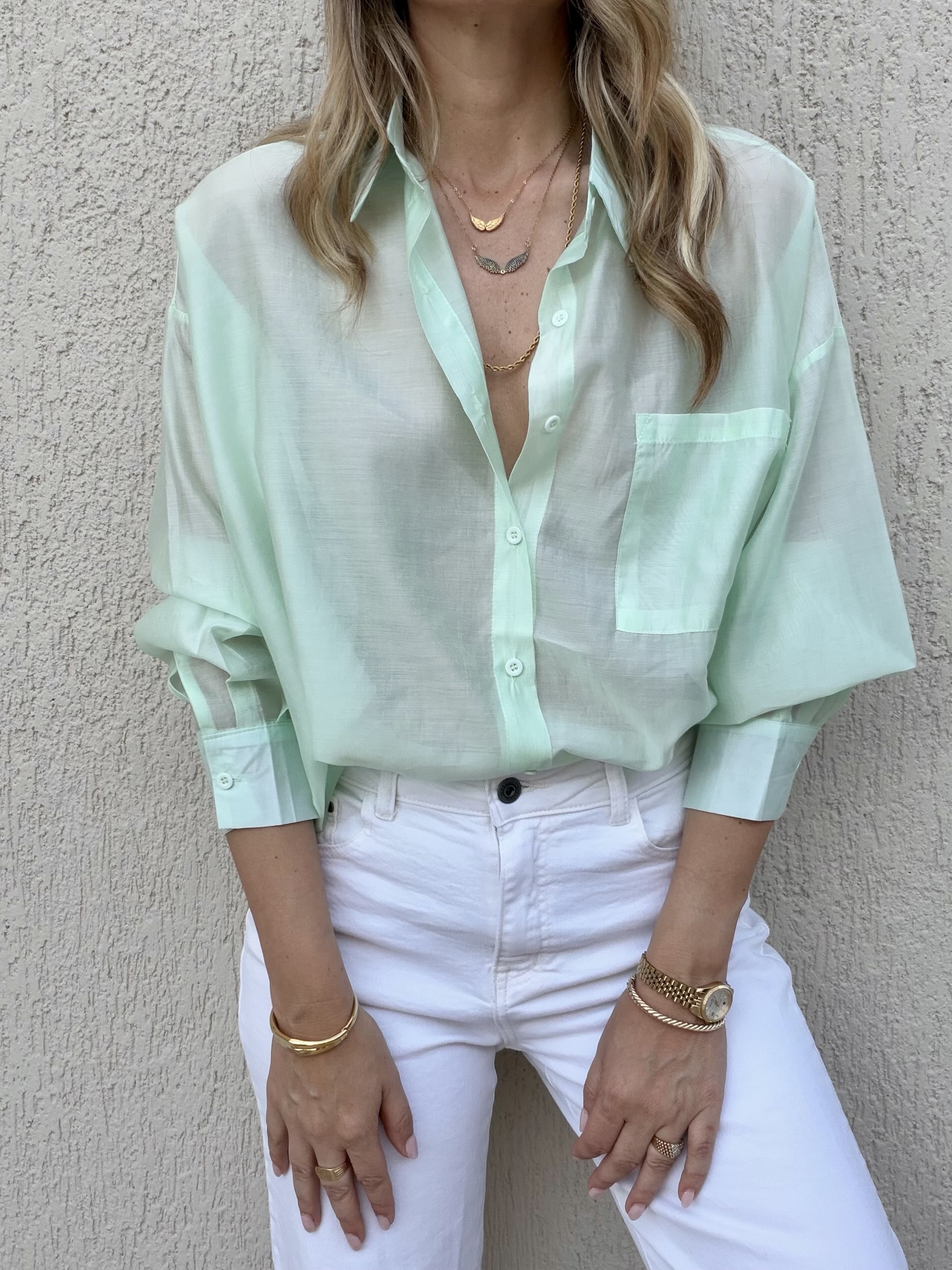 Mila Shirt Menta - Image 2
