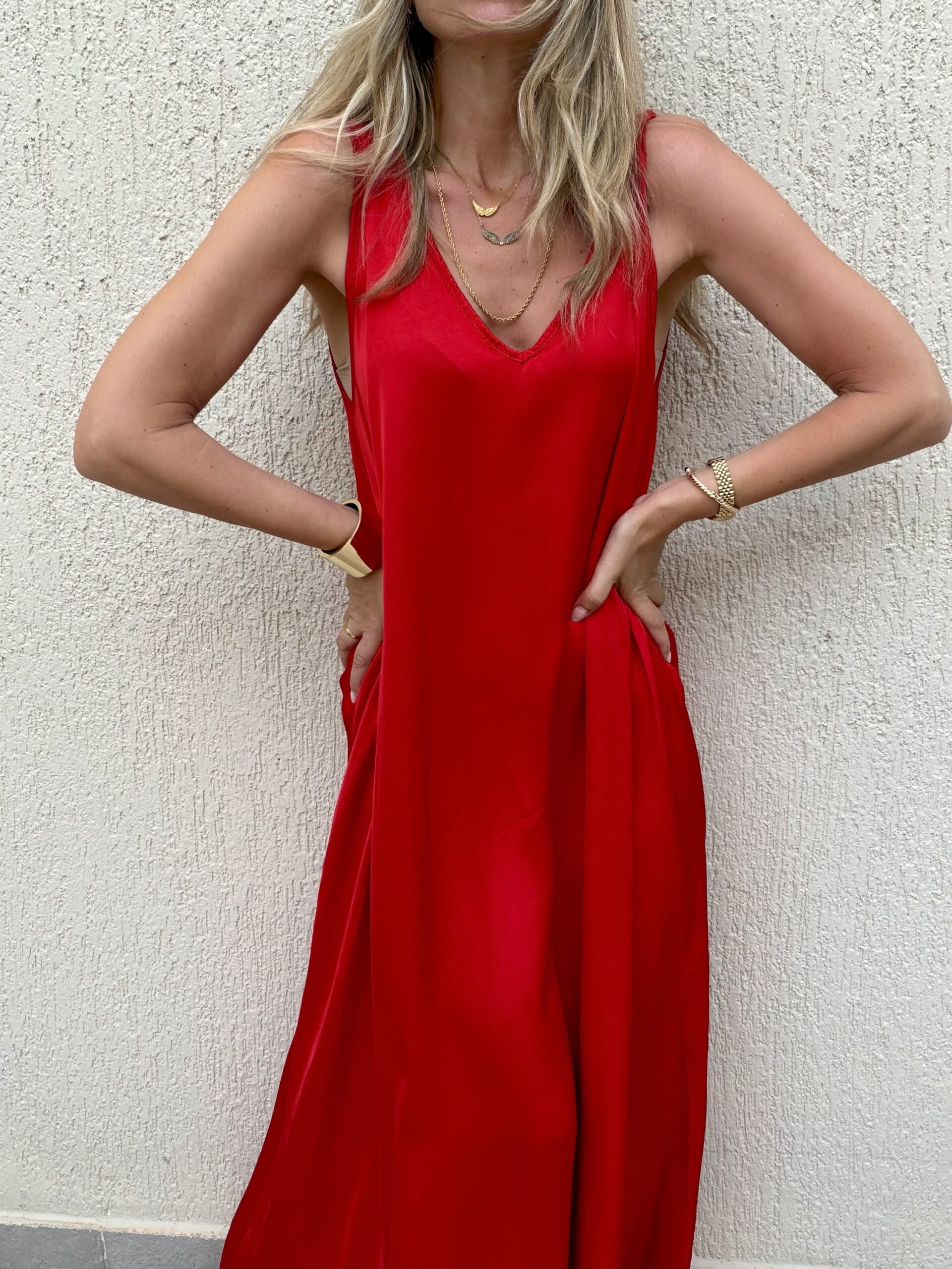 Scarlett Dress Red - Image 2