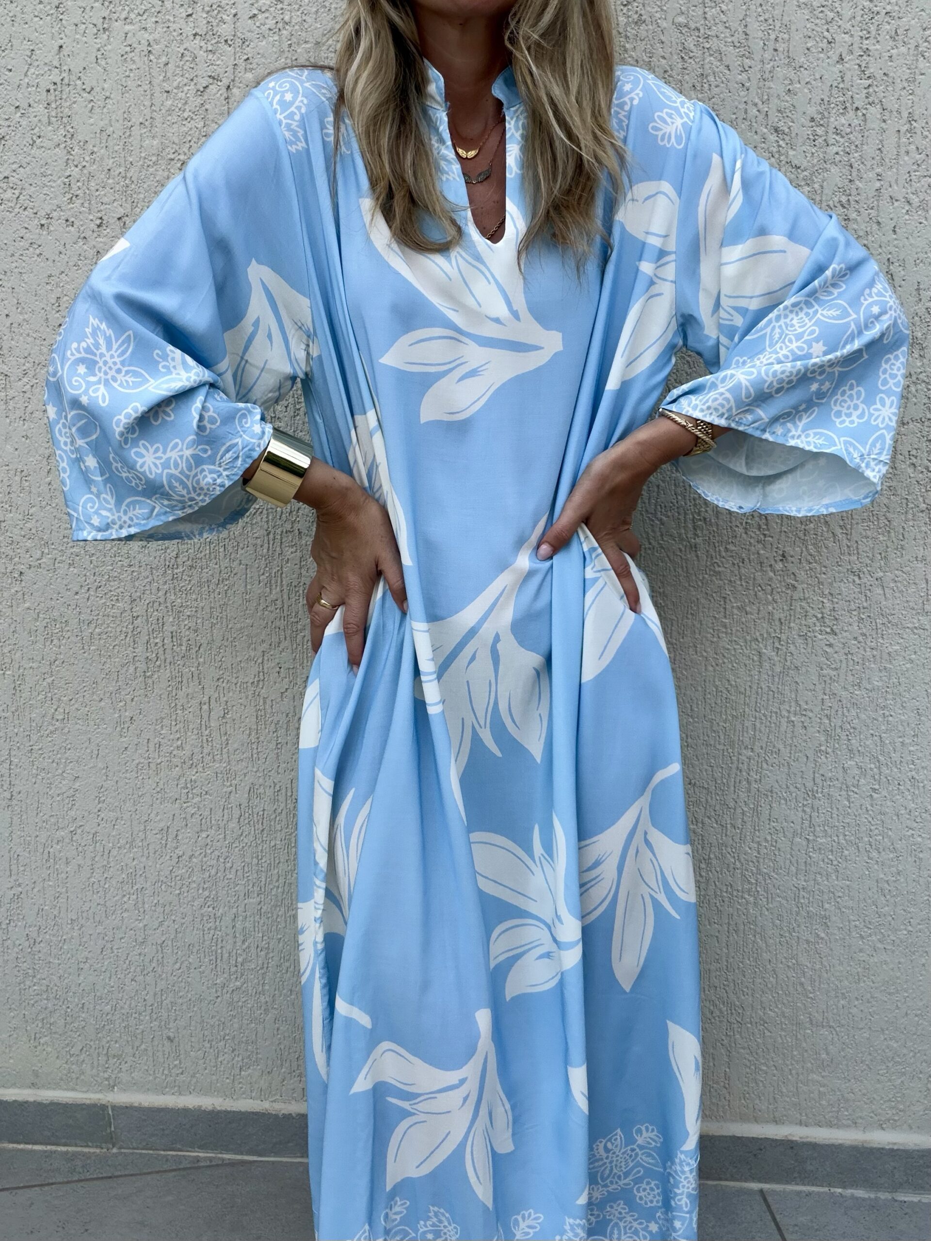 Celeste Dress Light Blue - Image 3