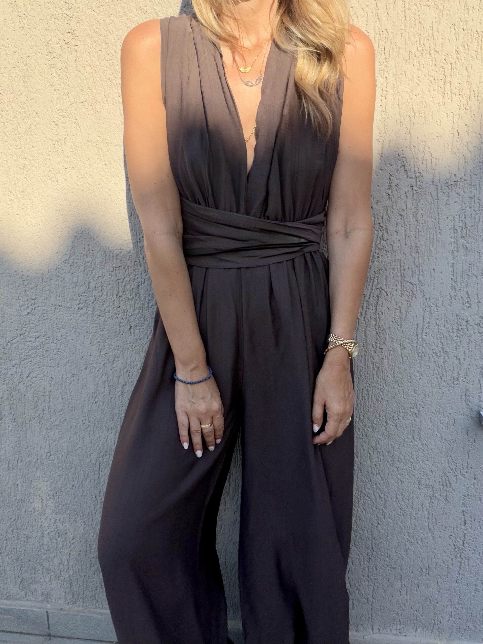 Olivia Jumpsuit Chocolate Taupe - Image 4