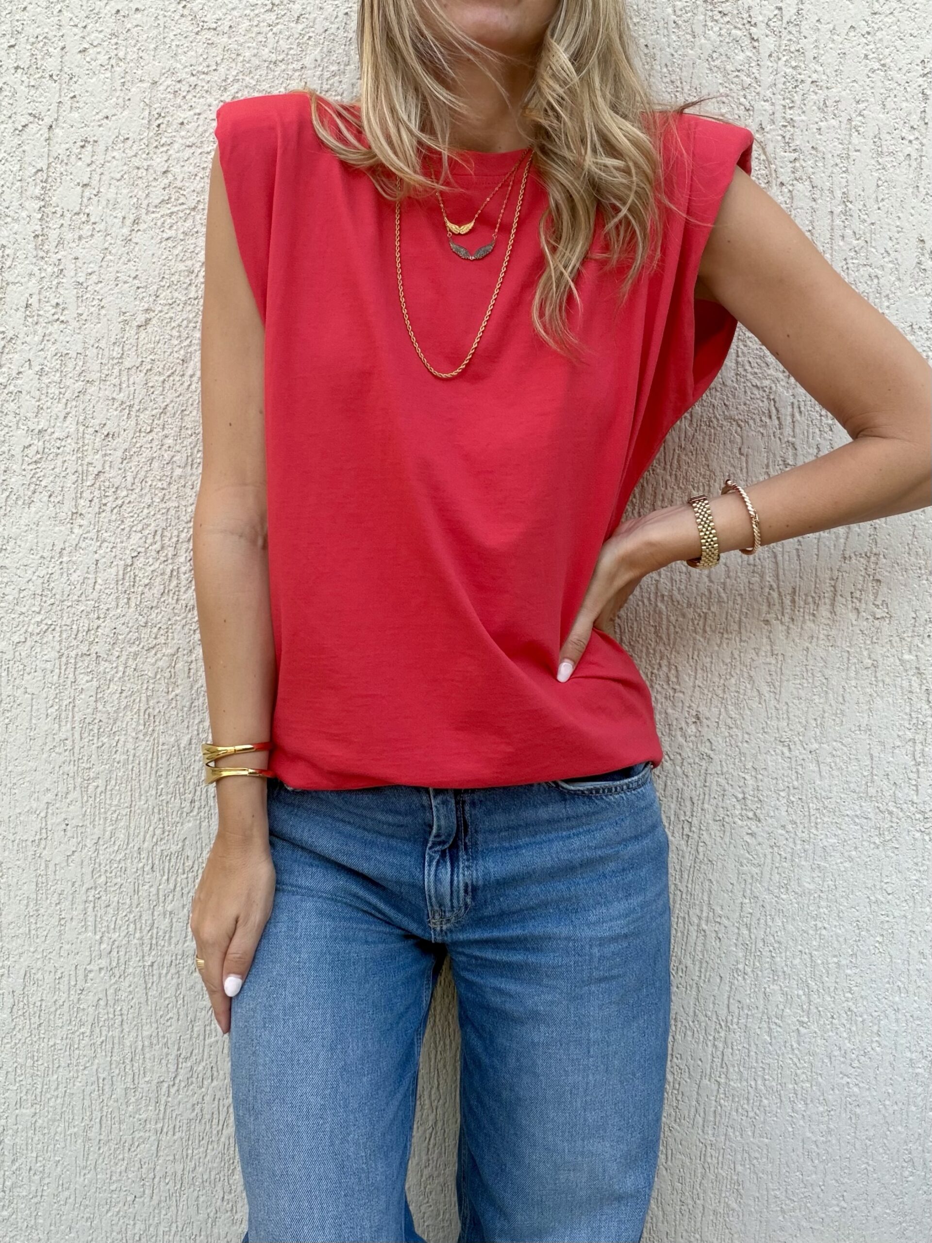 Ella Blouse Red - Image 2