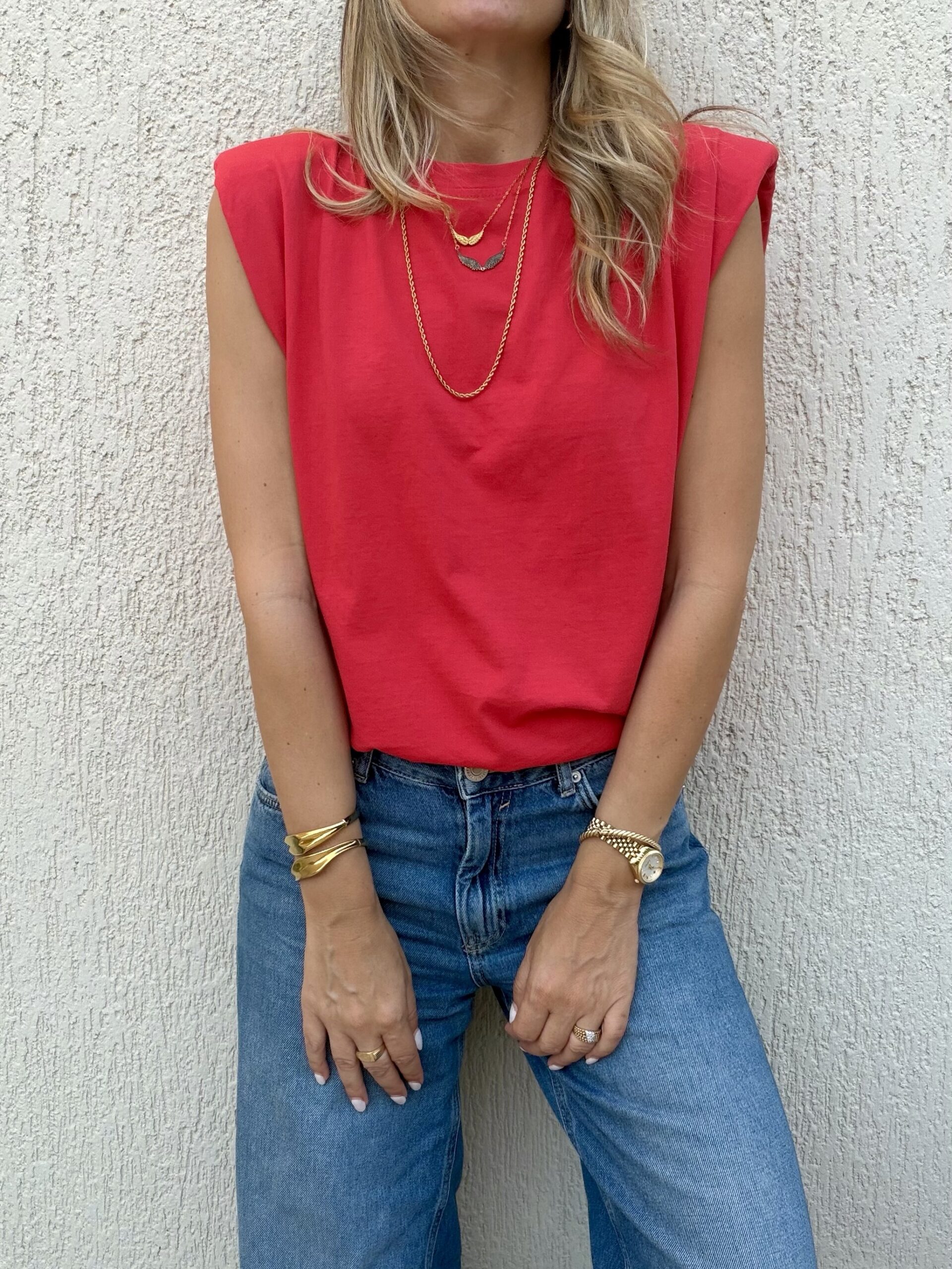 Ella Blouse Red - Image 3