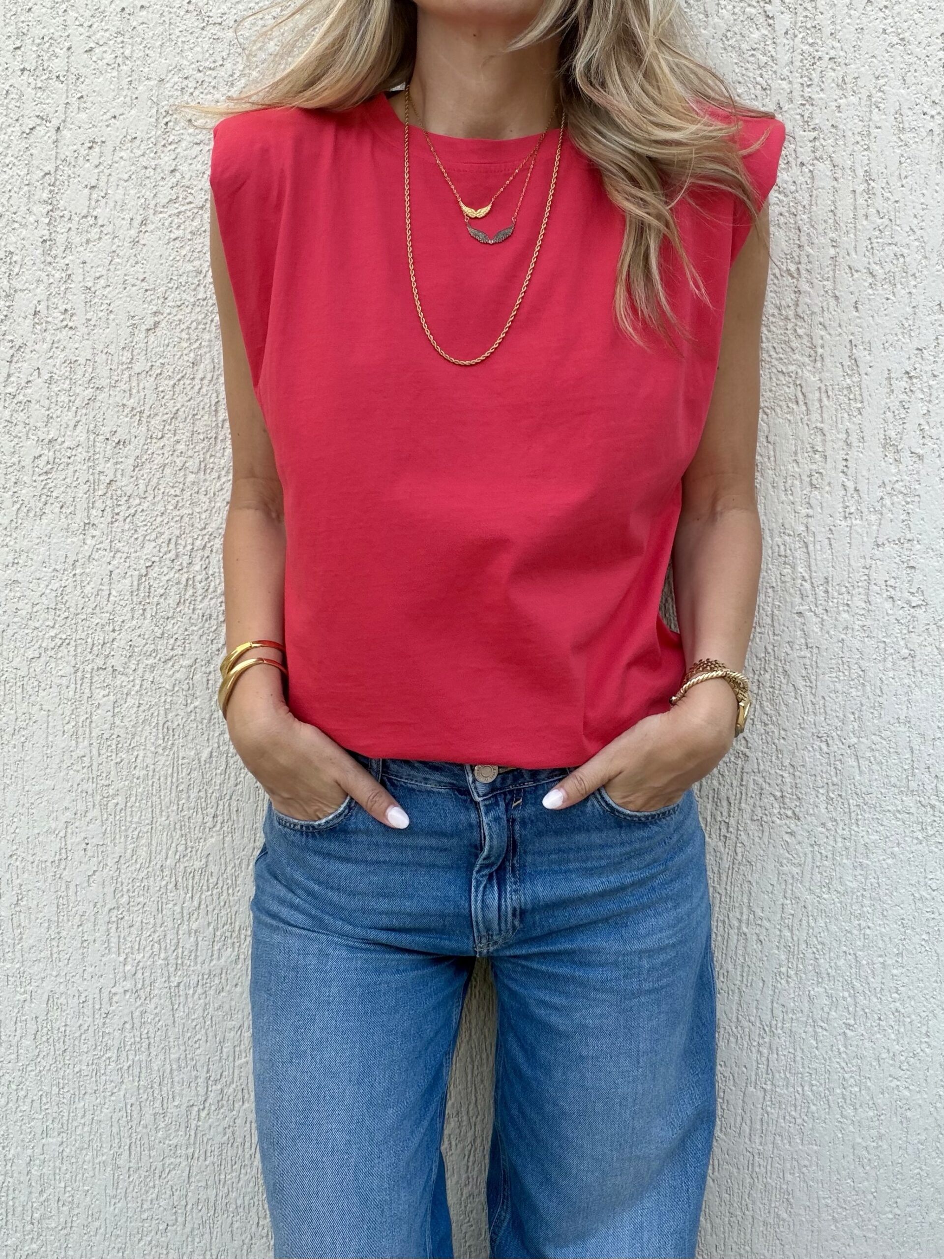 Ella Blouse Red