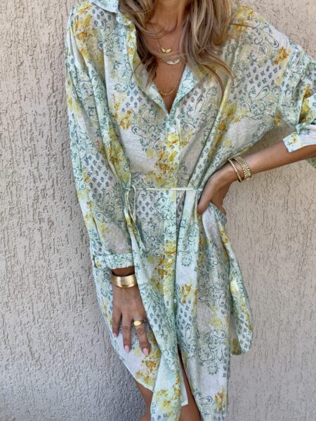 Elodie Shirt Dress & Beach Kaftan