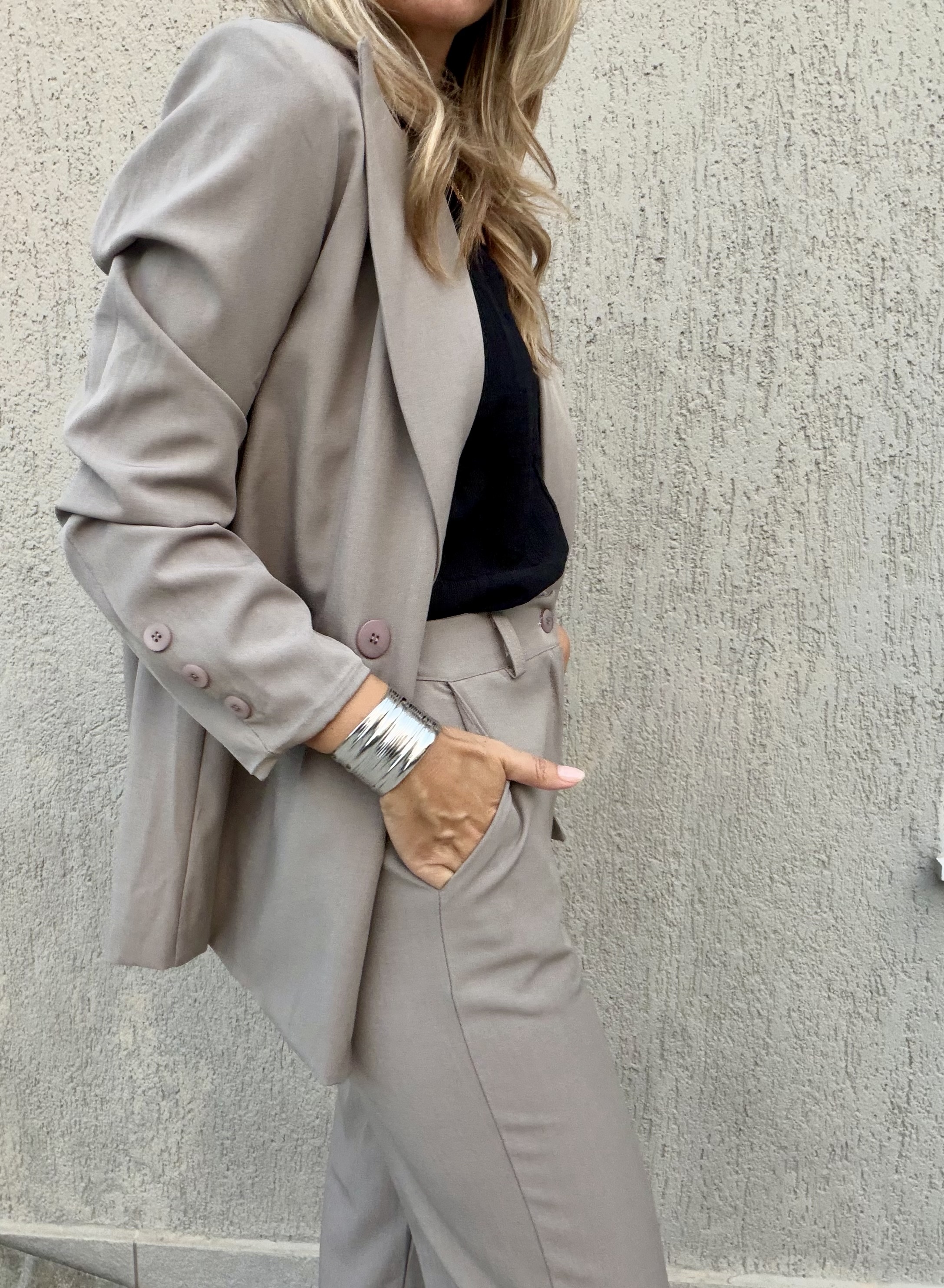 Bianca Taupe Suit - Image 3