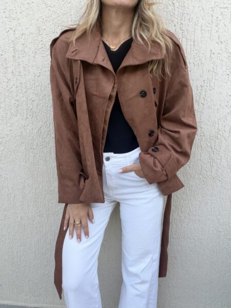 Alessia Suede Coat