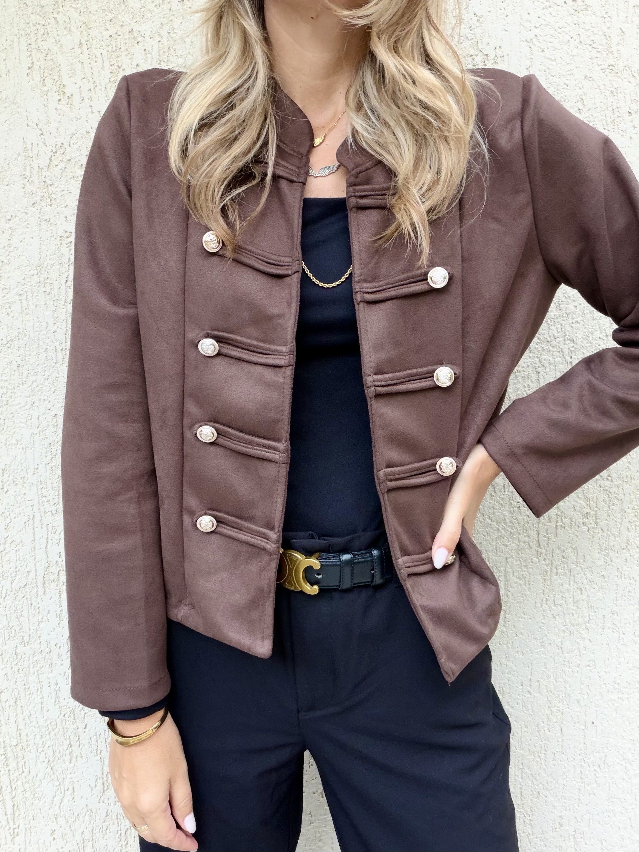 Valentina Chocolate Jacket - Image 2