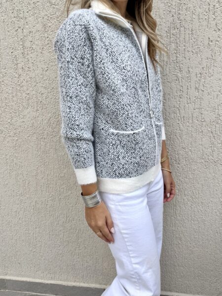 Elena Blouse Grey