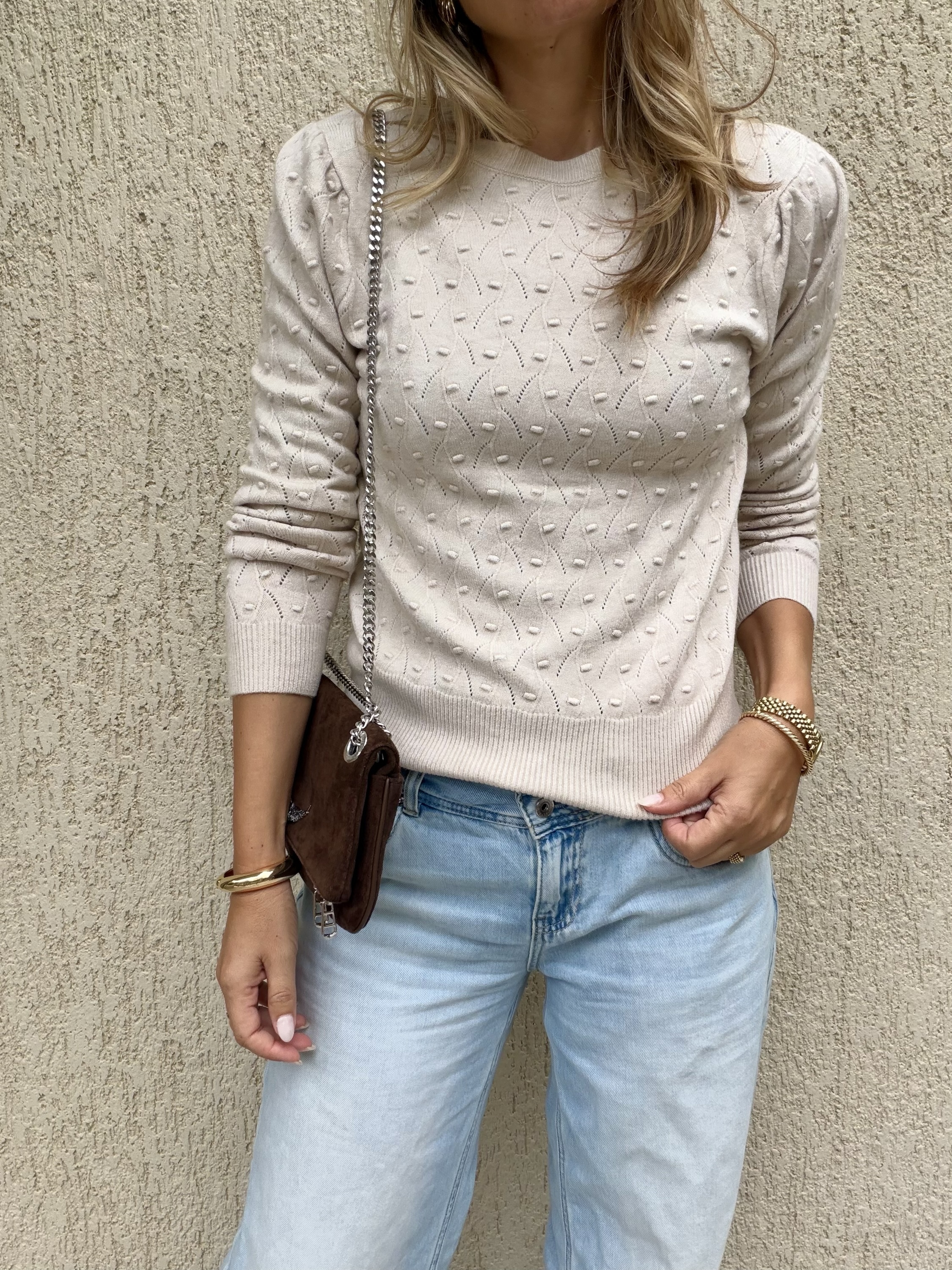 Sandra Blouse Cream - Image 2