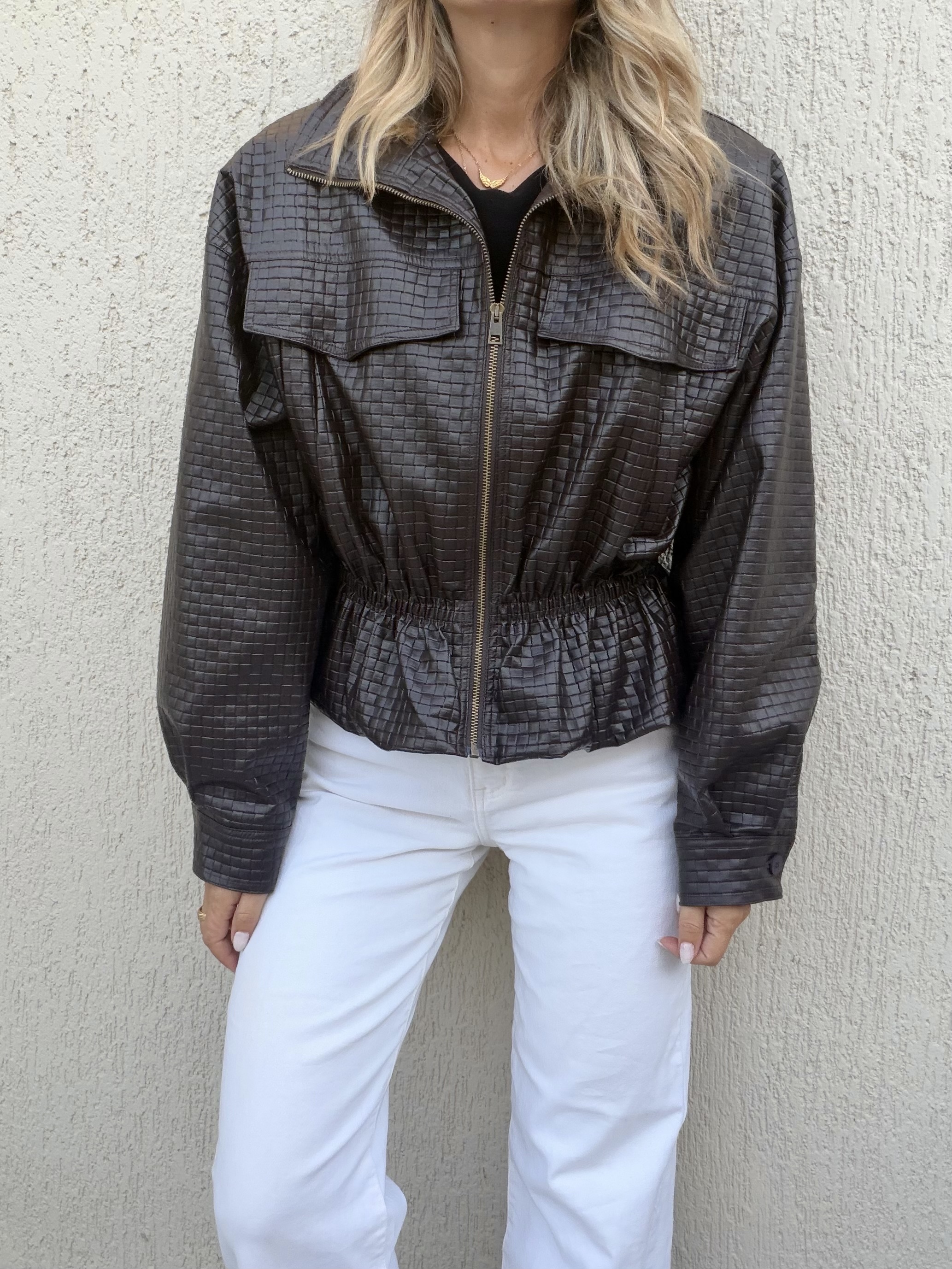 Sofia Jacket Chocolate Brown - Image 3