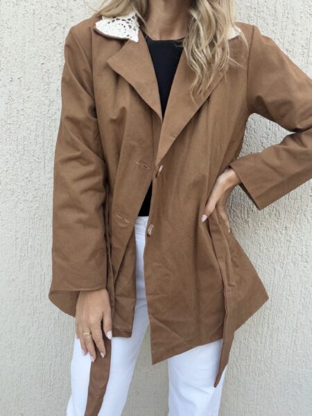 Mila Trench Coat Camel