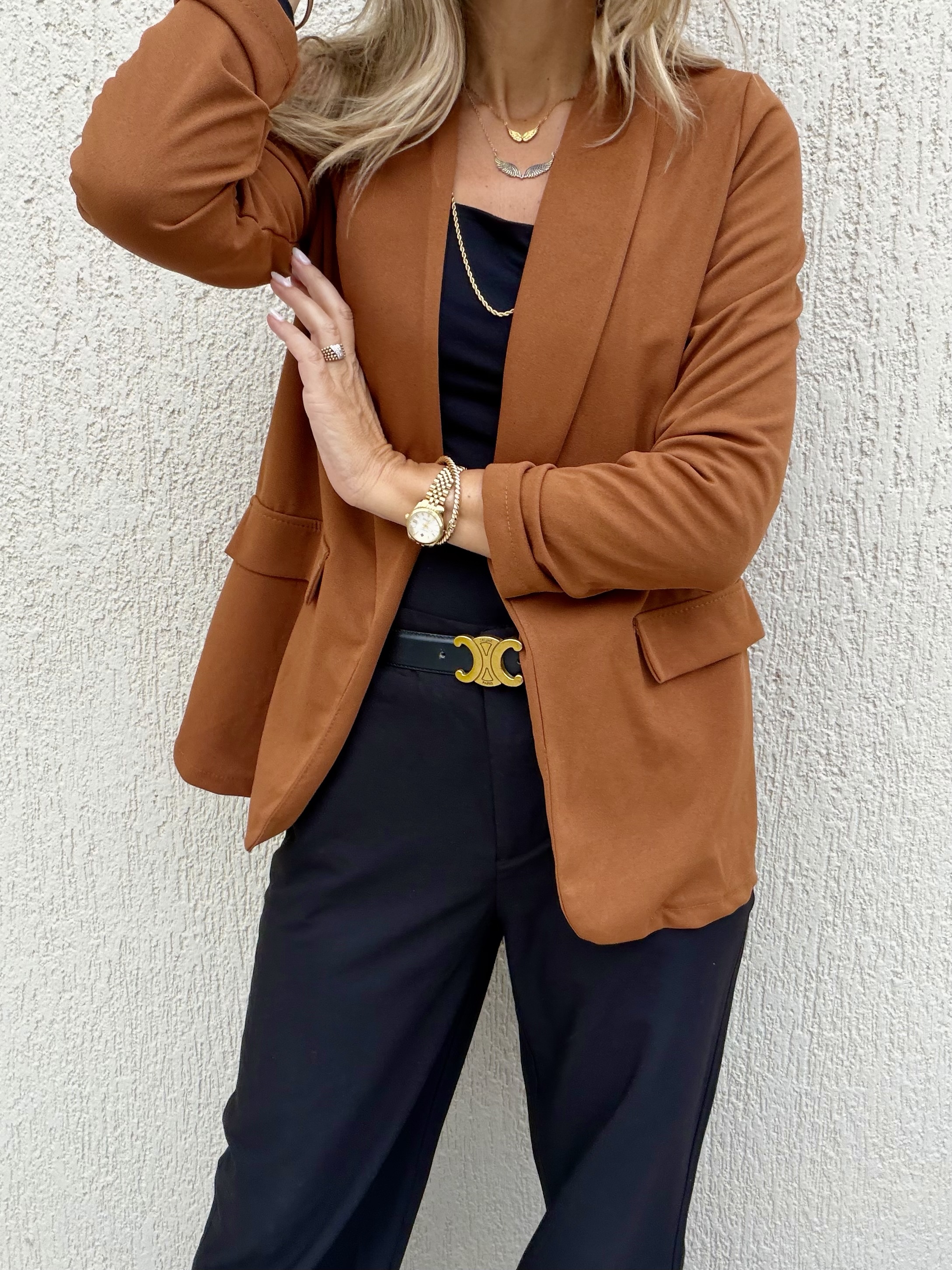 Amelia Camel Blazer - Image 3