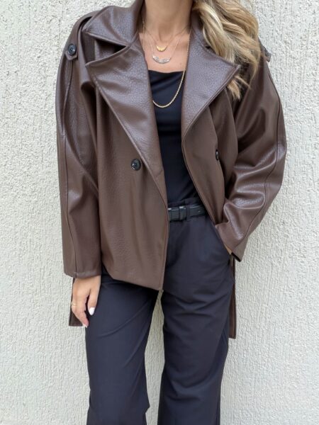 Phoebe Jacket – Chocolate Brown