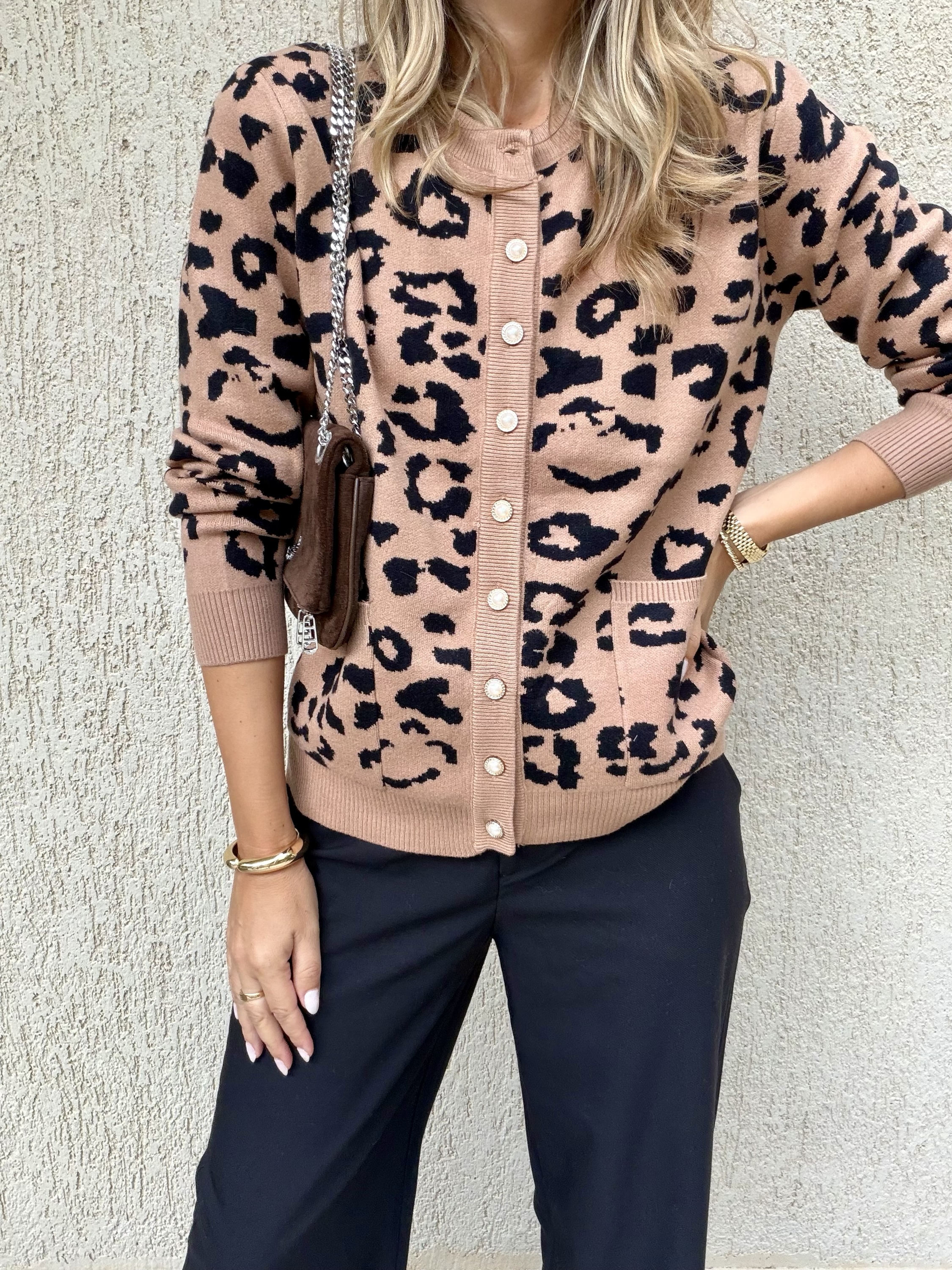 Bella Camel Cardigan