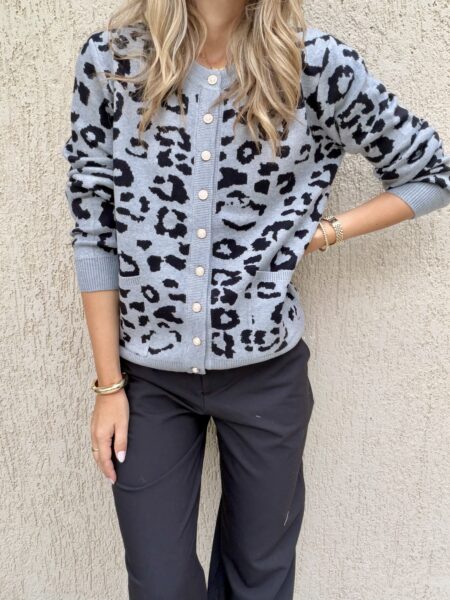 Bella Cardigan Grey