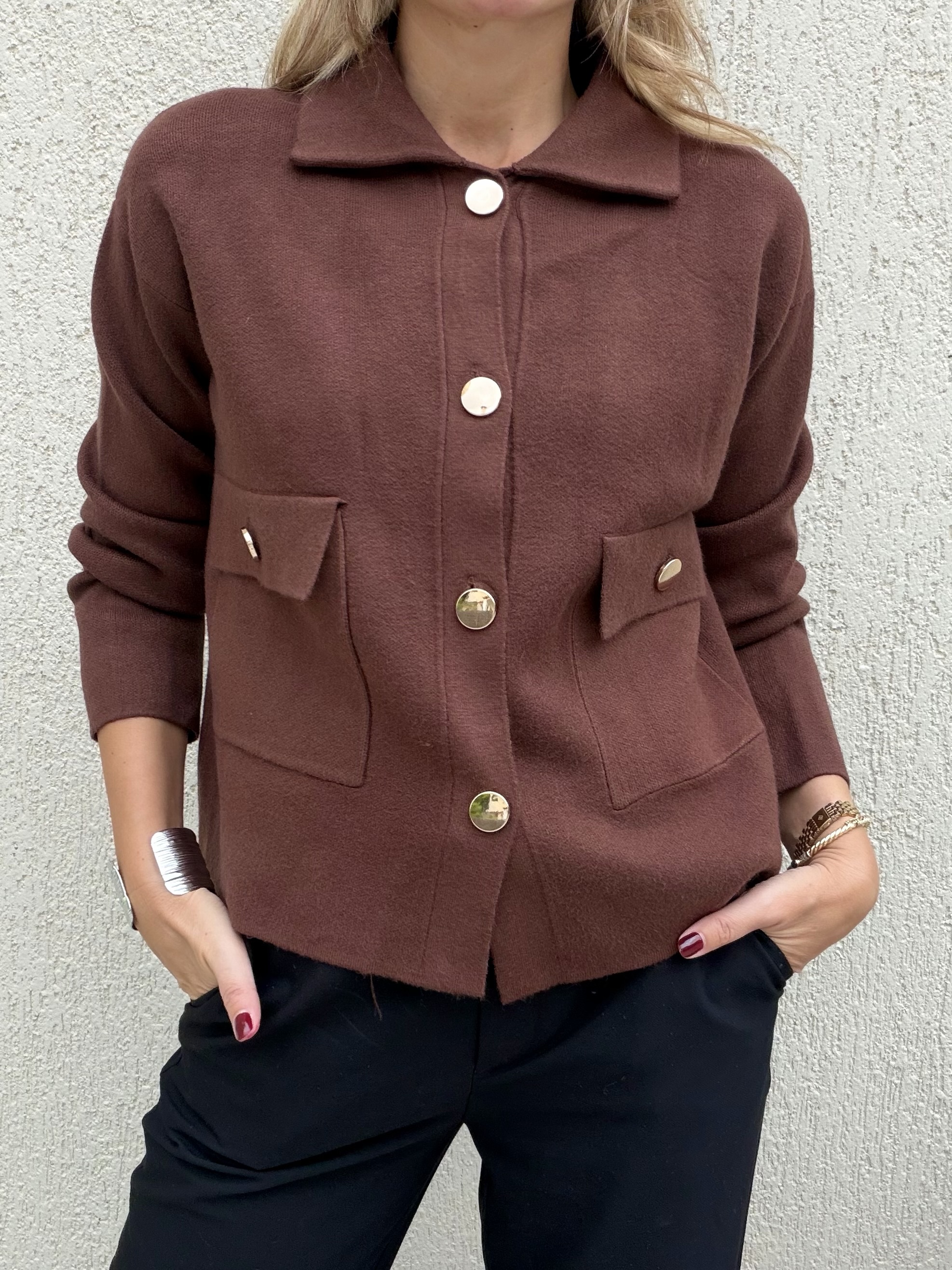 Bianca Cardigan Brown