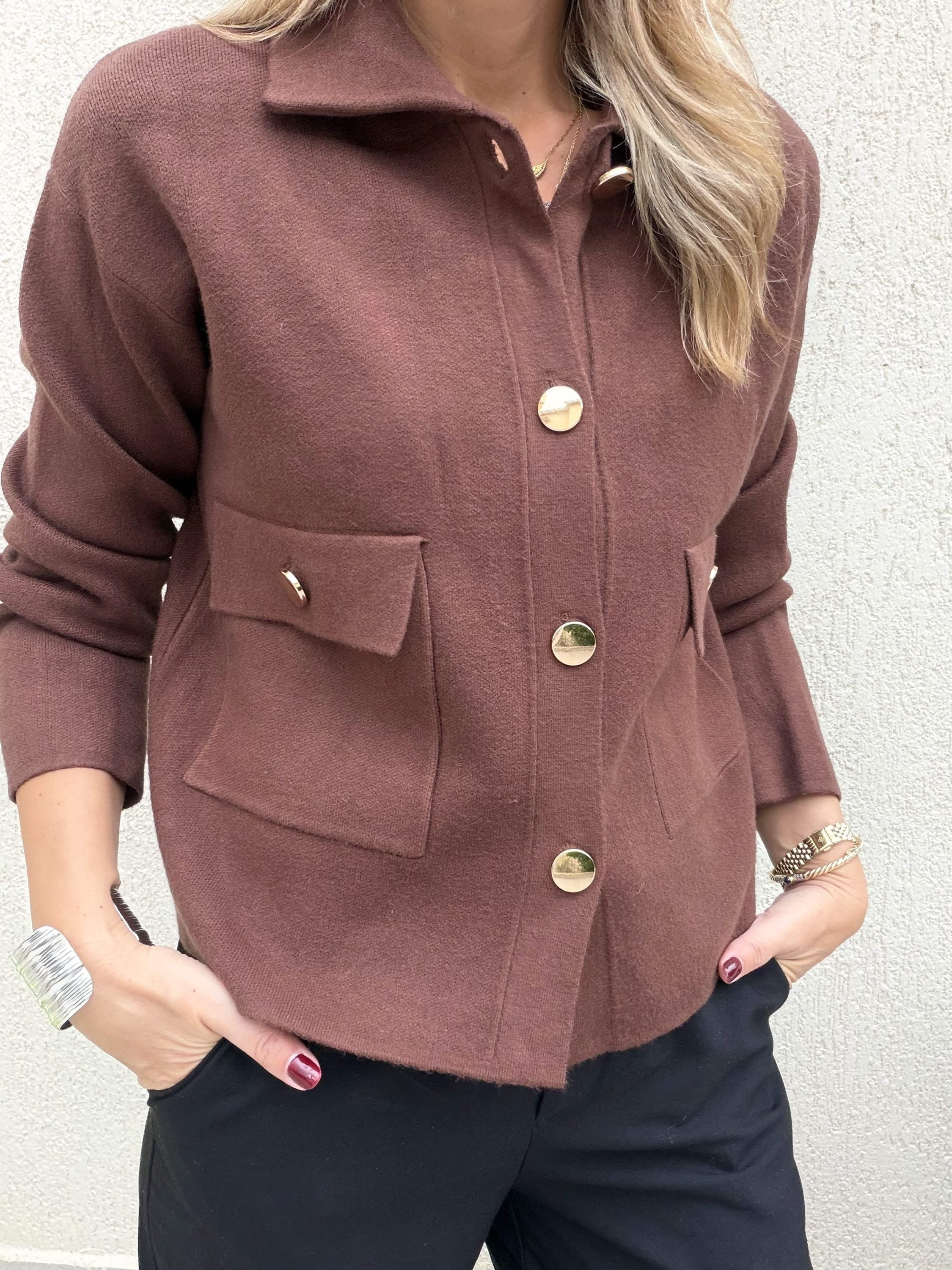 Bianca Cardigan Brown - Image 2